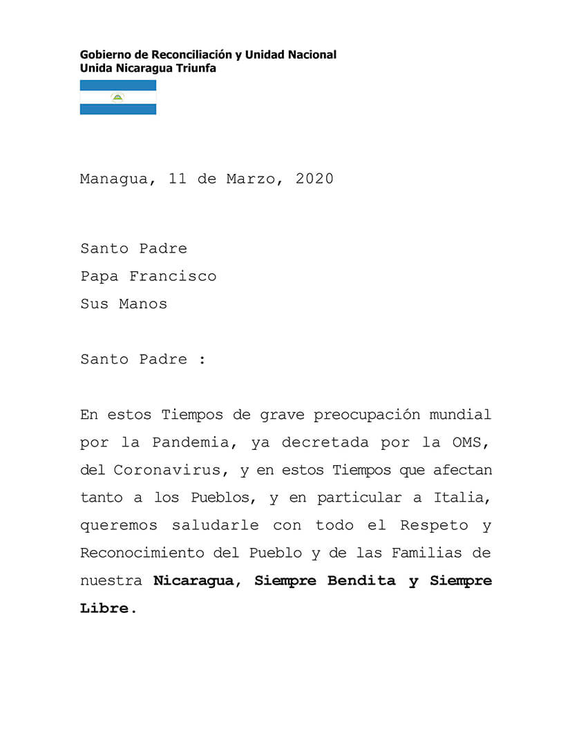 mensaje-nicaragua-papa-francisco-